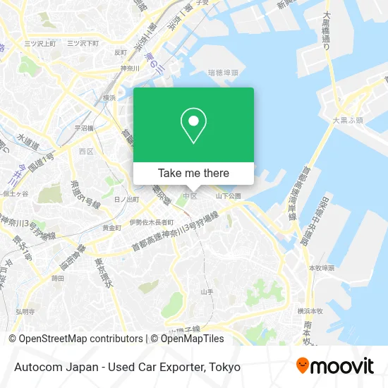 Autocom Japan - Used Car Exporter map