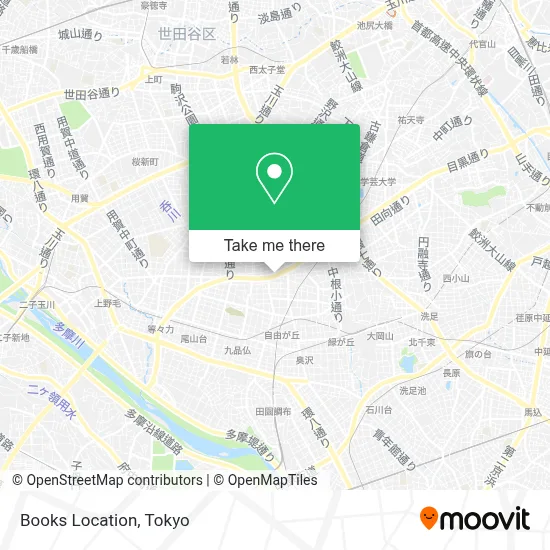 Books Location map