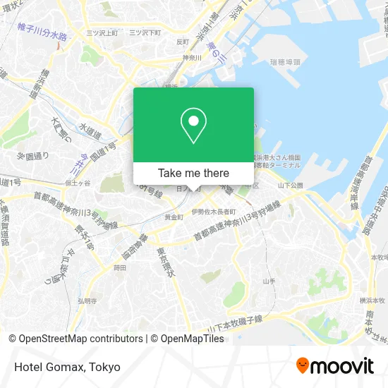 Hotel Gomax map