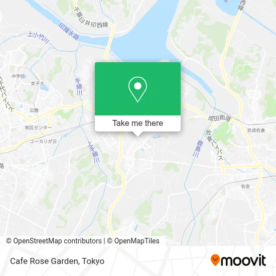 Cafe Rose Garden map
