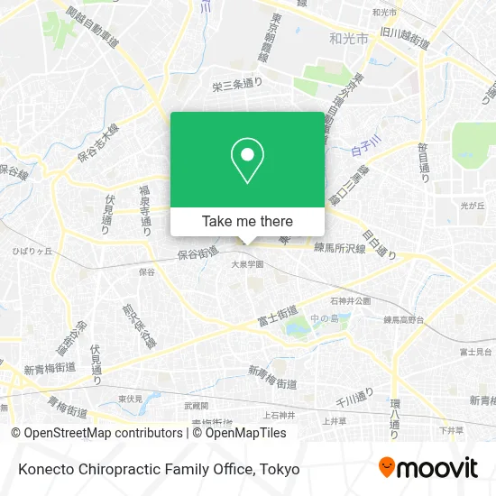 Konecto Chiropractic Family Office map