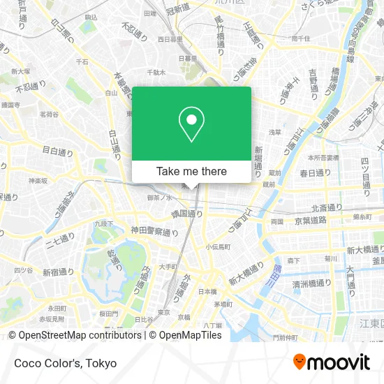 Coco Color's map