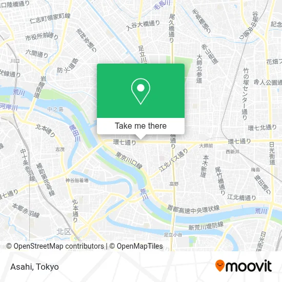 Asahi map