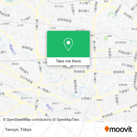 Tensyn map