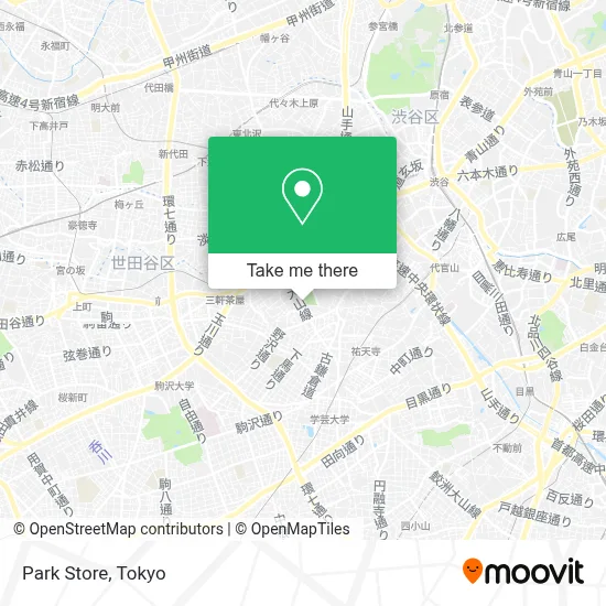 Park Store map