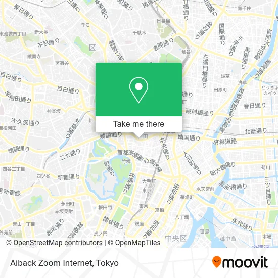 Aiback Zoom Internet map