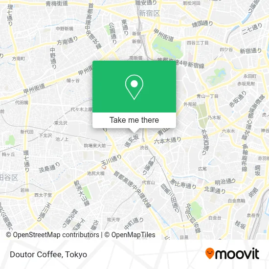 Doutor Coffee map