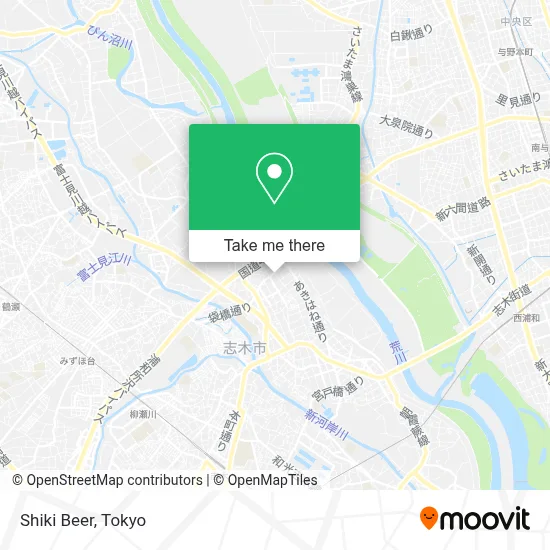 Shiki Beer map