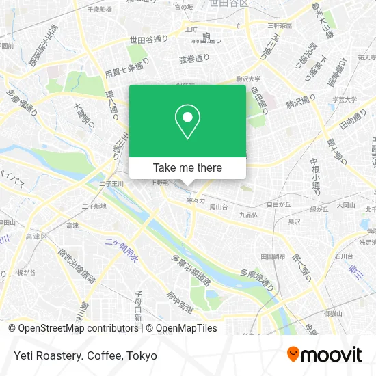Yeti Roastery. Coffee map