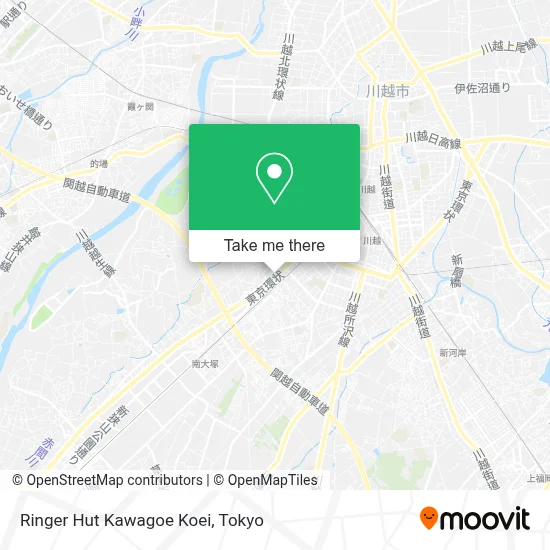 Ringer Hut Kawagoe Koei map