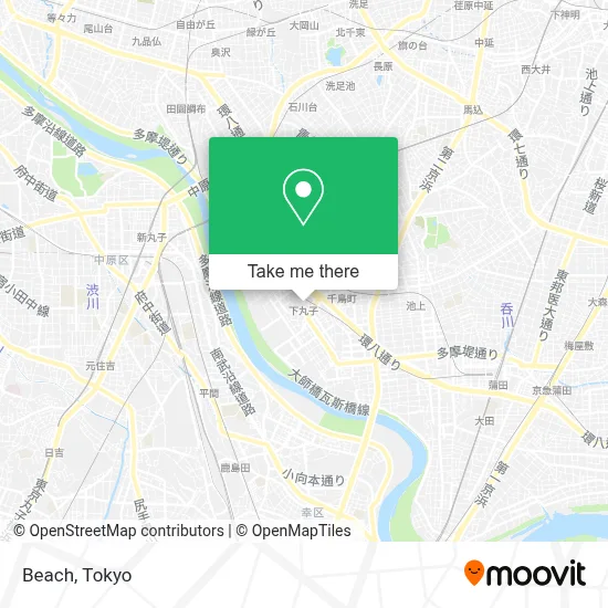 Beach map