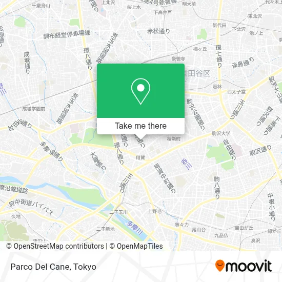 Parco Del Cane map