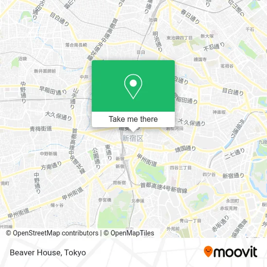 Beaver House map