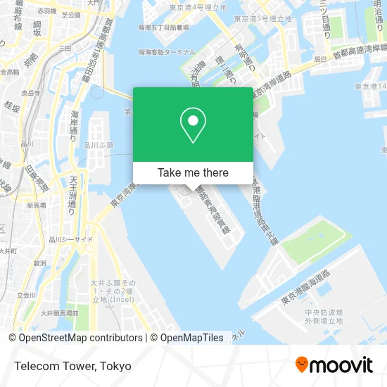 Telecom Tower map