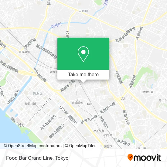 Food Bar Grand Line map