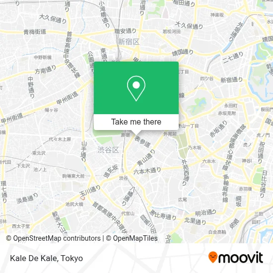 Kale De Kale map