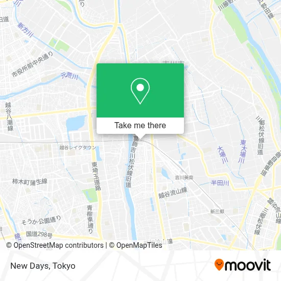 New Days map