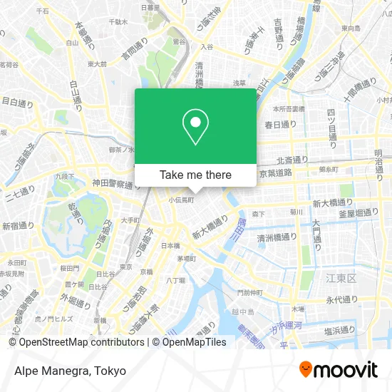 Alpe Manegra map