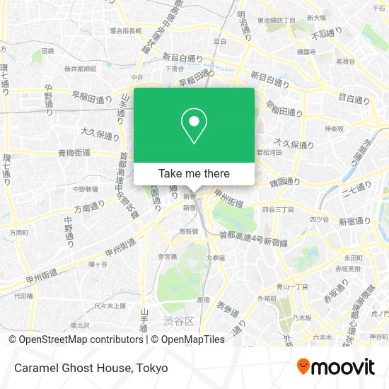 Caramel Ghost House map