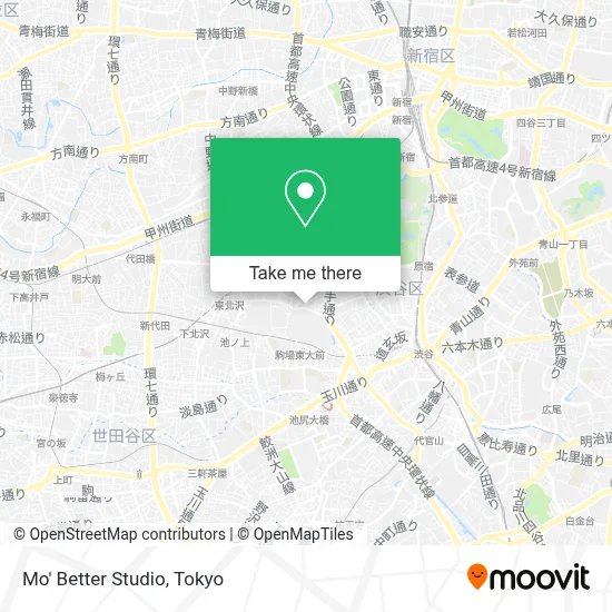 Mo' Better Studio map