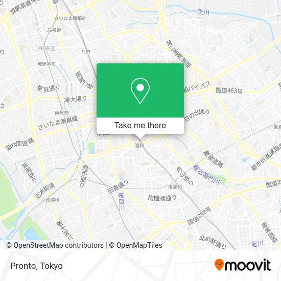 Pronto map