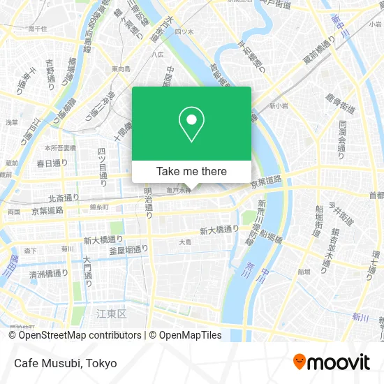 Cafe Musubi map