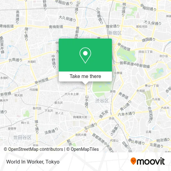 World In Worker map