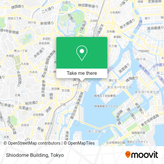Shiodome Building map
