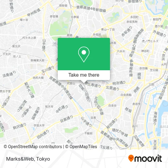 Marks&Web map