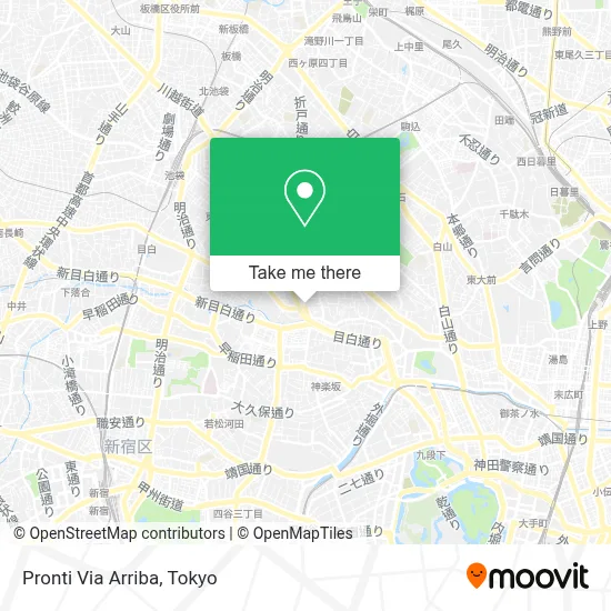 Pronti Via Arriba map
