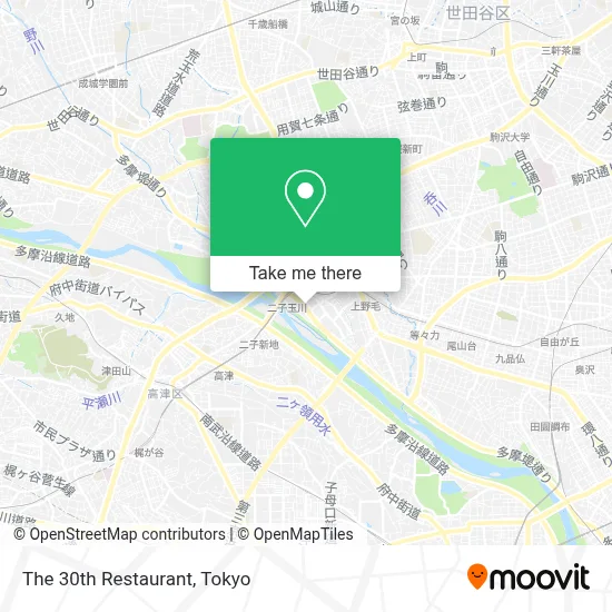 The 30th Restaurant map