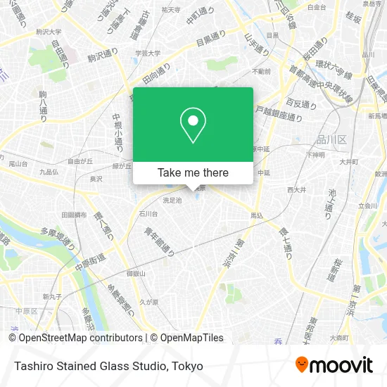 Tashiro Stained Glass Studio map