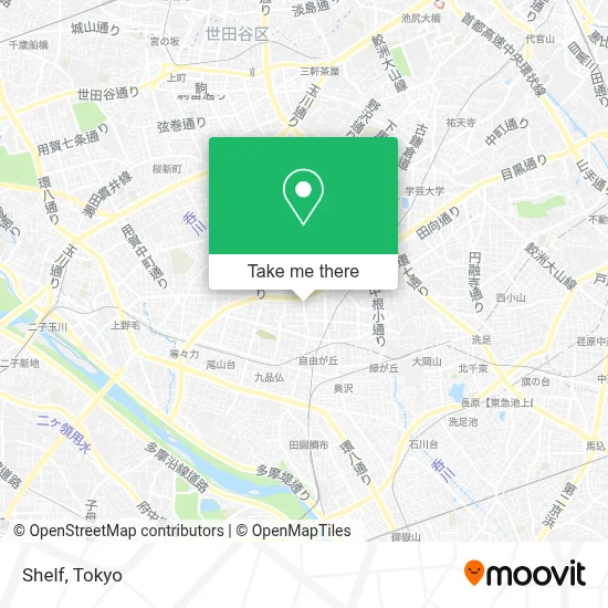 Shelf map