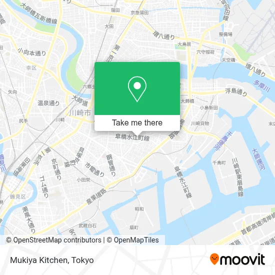 Mukiya Kitchen map