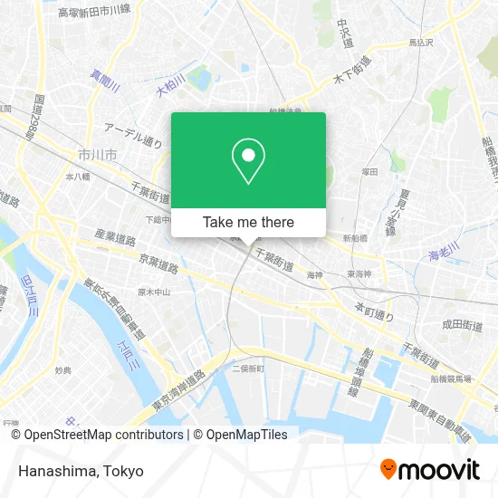 Hanashima map