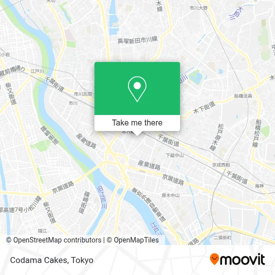 Codama Cakes map