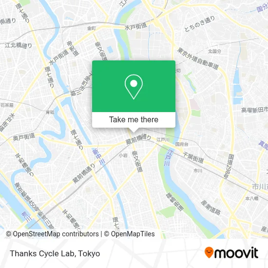 Thanks Cycle Lab map