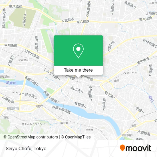Seiyu Chofu map