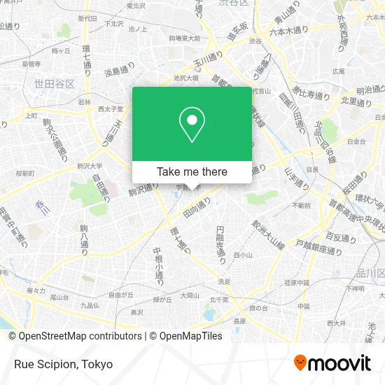 Rue Scipion map
