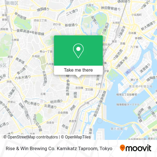 Rise & Win Brewing Co. Kamikatz Taproom map