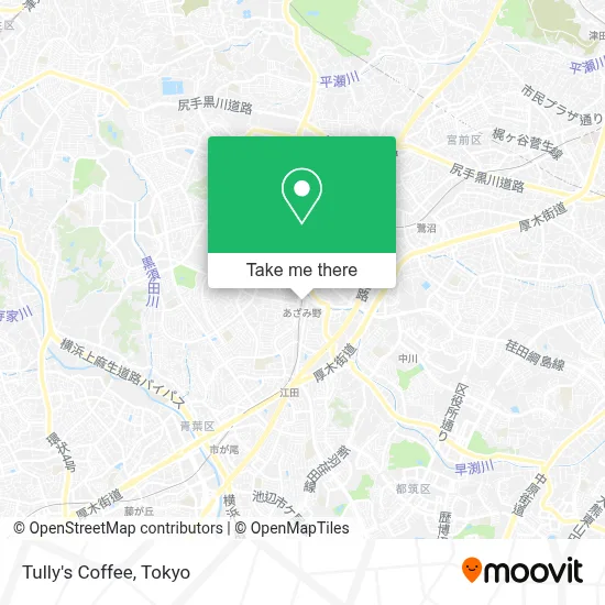Tully's Coffee map