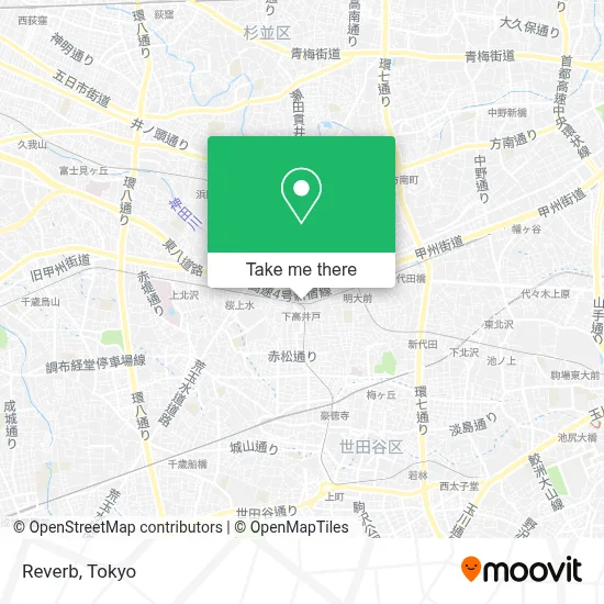 Reverb map