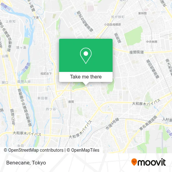 Benecane map