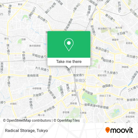 Radical Storage map