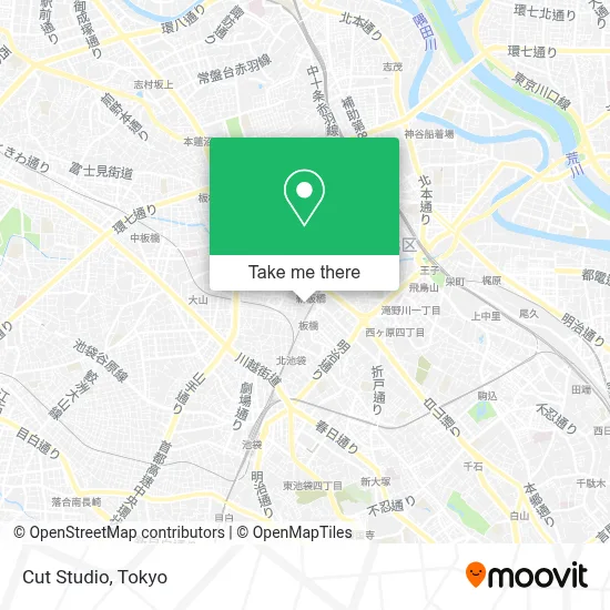 Cut Studio map