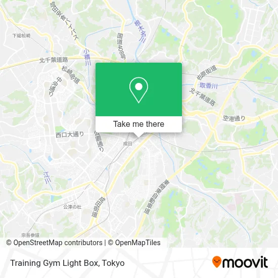 Training Gym Light Box map