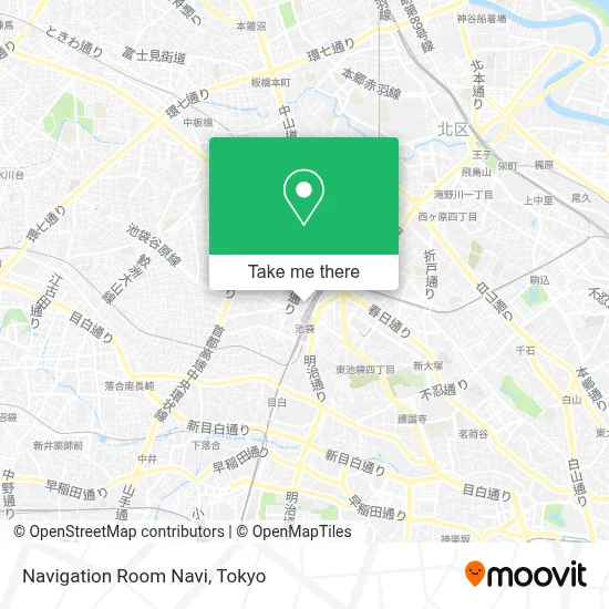 Navigation Room Navi map