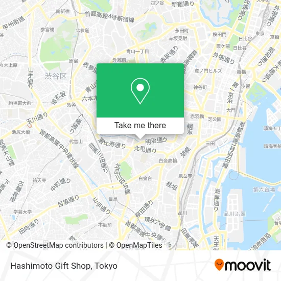 Hashimoto Gift Shop map