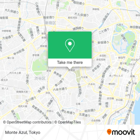Monte Azul map