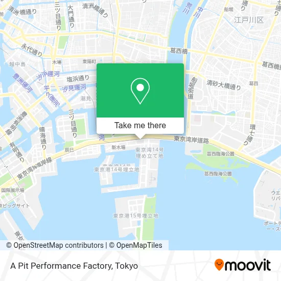 A Pit Performance Factory map